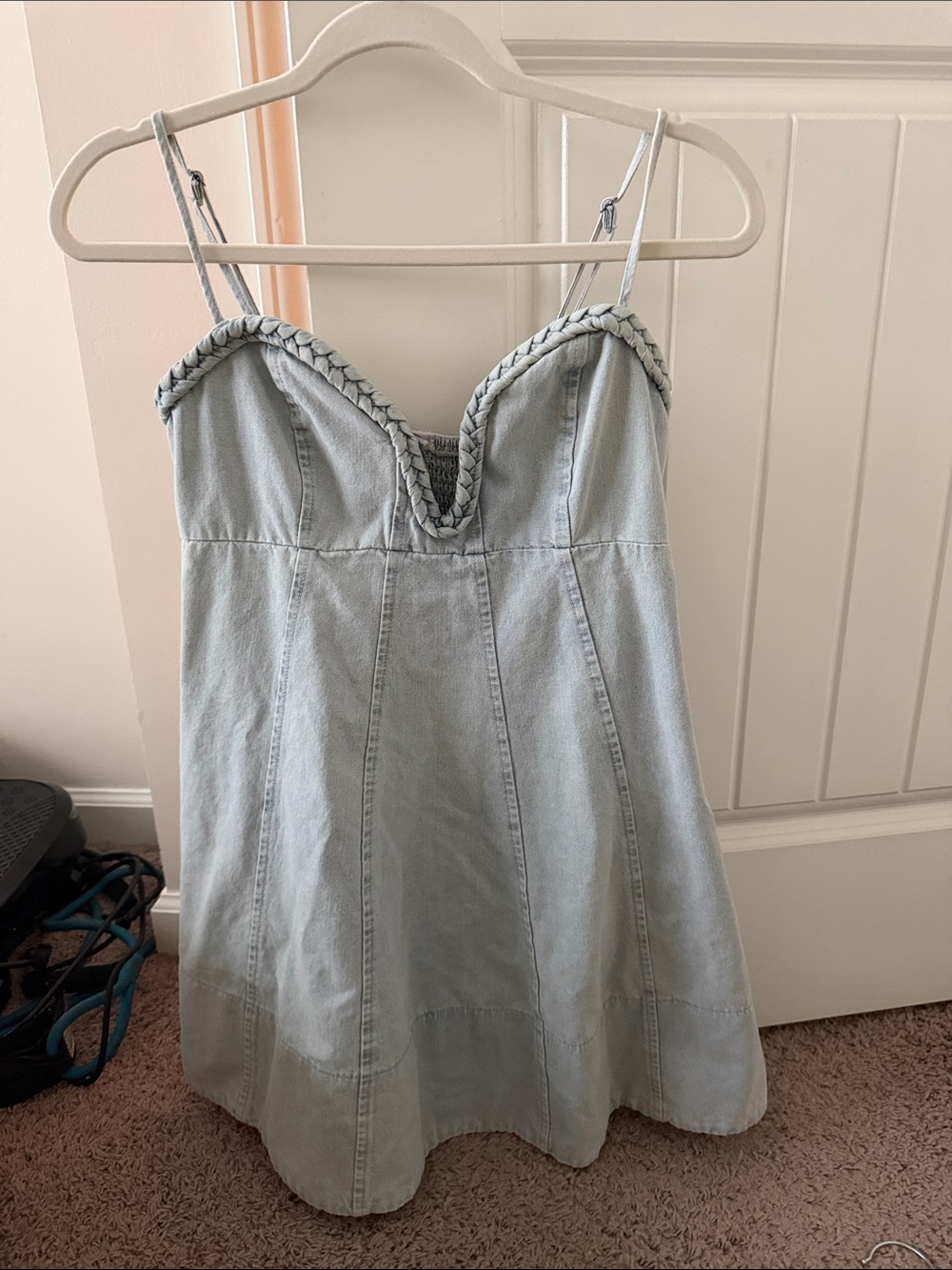Light Wash Denim Mustard Seed Dress